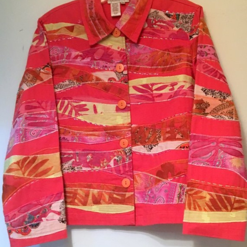 Vintage ColdWater Creek Crazy Quilt Jacket